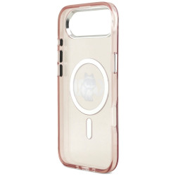 Karl Lagerfeld IML Choupette Sketch Logo MagSafe Case for iPhone Air / Pink