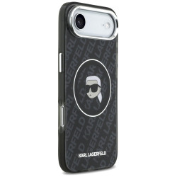 Karl Lagerfeld IML Karl Head Logo MagSafe Case for iPhone Air / black