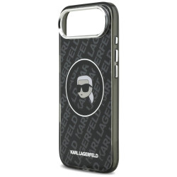 Karl Lagerfeld IML Karl Head Logo MagSafe Case for iPhone Air / black