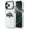 Karl Lagerfeld IML Karl Sketch Logo MagSafe Case for iPhone 17 Pro / clear