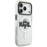 Karl Lagerfeld IML Karl Sketch Logo MagSafe Case for iPhone 17 Pro / clear