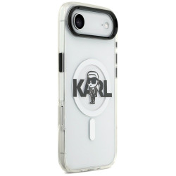Karl Lagerfeld IML Karl Sketch Logo MagSafe Case for iPhone Air / clear