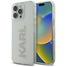 Karl Lagerfeld IML Rhinestones Logo Case for iPhone 16 Pro / transparent