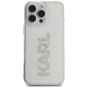 Karl Lagerfeld IML Rhinestones Logo Case for iPhone 16 Pro / transparent