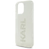 Karl Lagerfeld IML Rhinestones Logo Case for iPhone 16 Pro / transparent