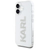 Karl Lagerfeld IML Rhinestones Logo Case for iPhone 16 / transparent