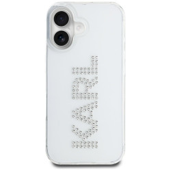 Karl Lagerfeld IML Rhinestones Logo Case for iPhone 16 / transparent