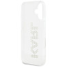 Karl Lagerfeld IML Rhinestones Logo Case for iPhone 16 / transparent