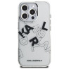 Karl Lagerfeld IML Sketched Graphic Case for iPhone 16 Pro / transparent