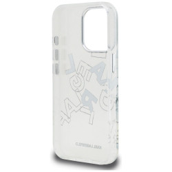 Karl Lagerfeld IML Sketched Graphic Case for iPhone 16 Pro / transparent