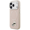 Karl Lagerfeld Karl & Choupette Pins MagSafe Case for iPhone 17 Pro / Pink