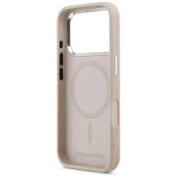 Karl Lagerfeld Karl & Choupette Pins MagSafe Case for iPhone 17 Pro / Pink