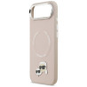 Karl Lagerfeld Karl & Choupette Pins MagSafe Case for iPhone Air / pink
