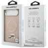 Karl Lagerfeld Karl & Choupette Pins MagSafe Case for iPhone Air / pink