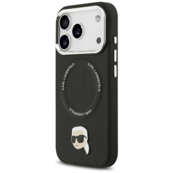 Karl Lagerfeld Karl Pin MagSafe Case for iPhone 17 Pro / black