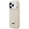 Karl Lagerfeld Karl Pin MagSafe Case for iPhone 17 Pro Max / beige