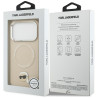 Karl Lagerfeld Karl Pin MagSafe Case for iPhone 17 Pro Max / beige