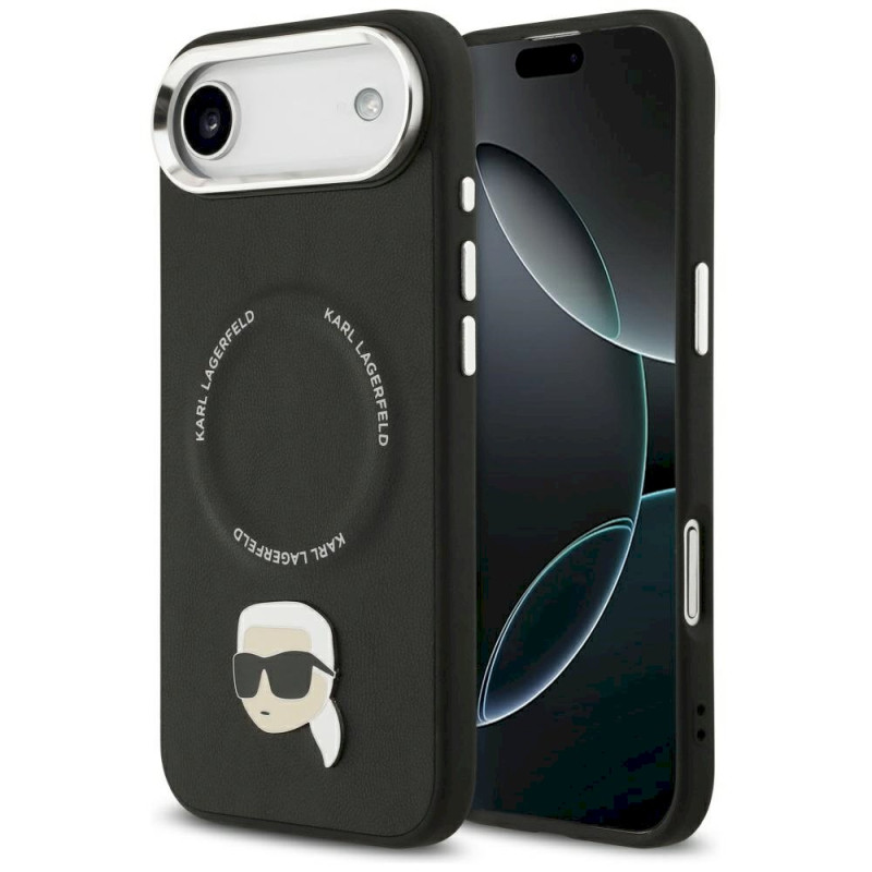 Karl Lagerfeld Karl Pin MagSafe Case for iPhone Air / Black