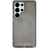 Karl Lagerfeld Rhinestones Karl Head Logo Case for Samsung Galaxy S25 Ultra / black