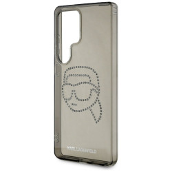 Karl Lagerfeld Rhinestones Karl Head Logo Case for Samsung Galaxy S25 Ultra / black