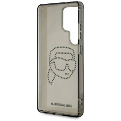 Karl Lagerfeld Rhinestones Karl Head Logo Case for Samsung Galaxy S25 Ultra / black
