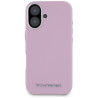 Karl Lagerfeld Saffiano Full Wrapped Elongated Metal Logo MagSafe Case for iPhone 16 / pink