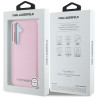 Karl Lagerfeld Saffiano Full Wrapped Elongated Metal Logo MagSafe for Samsung Galaxy S25