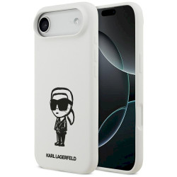 Case Karl Lagerfeld Silicone Karl Sketch & Logo MagSafe for iPhone Air / white