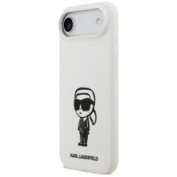 Case Karl Lagerfeld Silicone Karl Sketch & Logo MagSafe for iPhone Air / white