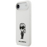 Case Karl Lagerfeld Silicone Karl Sketch & Logo MagSafe for iPhone Air / white