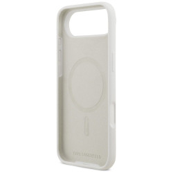 Case Karl Lagerfeld Silicone Karl Sketch & Logo MagSafe for iPhone Air / white