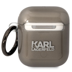 Karl Lagerfeld KLA2HNIKTCK AirPods 1/2 cover Karl`s Head / black