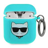 Karl Lagerfeld KLA2UCHFL AirPods cover Choupette / blue