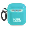 Karl Lagerfeld KLA2UCHFL AirPods cover Choupette / blue