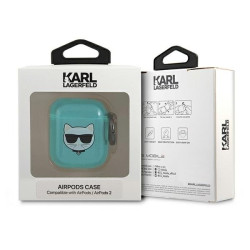 Karl Lagerfeld KLA2UCHFL AirPods cover Choupette / blue