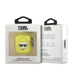 Karl Lagerfeld KLA2UCHFY AirPods cover Choupette / yellow