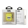 Karl Lagerfeld KLA2UCHFY AirPods cover Choupette / yellow