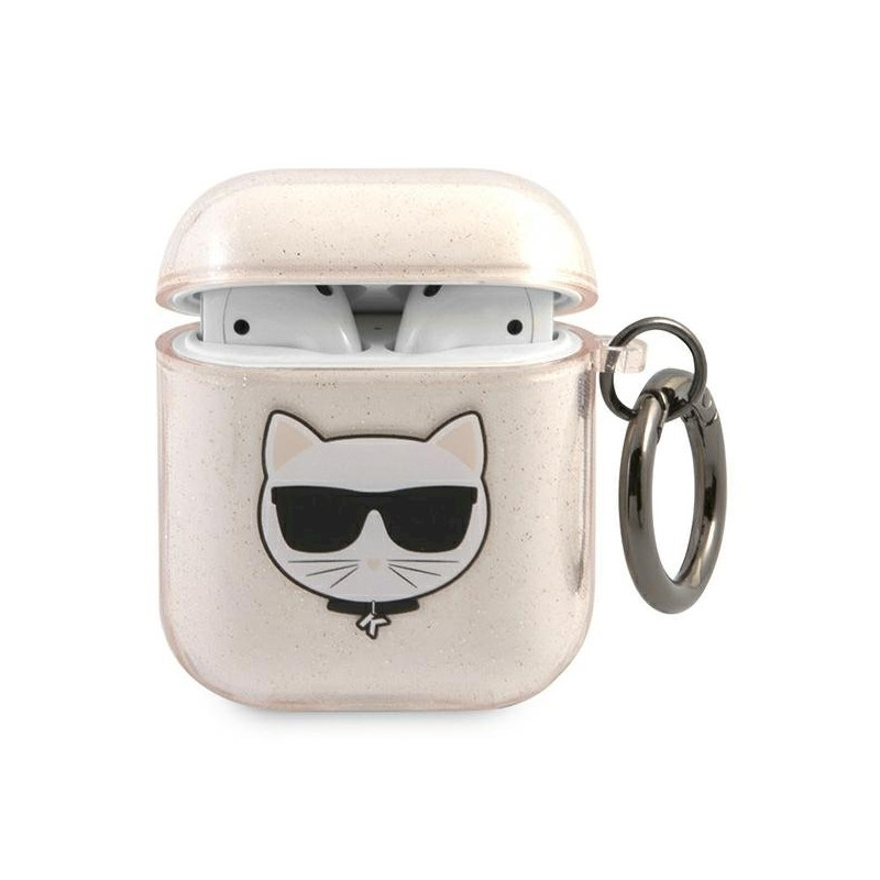 Karl Lagerfeld KLA2UCHGD AirPods Cover Glitter Choupette / gold