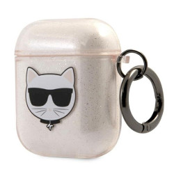 Karl Lagerfeld KLA2UCHGD AirPods Cover Glitter Choupette / gold