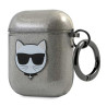 Karl Lagerfeld KLA2UCHGK AirPods cover Glitter Choupette / black