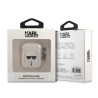 Karl Lagerfeld KLA2UKHGD AirPods cover Glitter Karl`s Head / gold