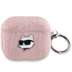 Karl Lagerfeld KLA3PGCHPP AirPods 3 cover Monogram Choupette Head / pink