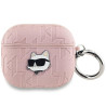 Karl Lagerfeld KLA3PGCHPP AirPods 3 cover Monogram Choupette Head / pink
