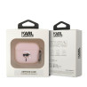 Karl Lagerfeld KLA3RUNIKP AirPods 3 cover Silicone Karl Head 3D / pink