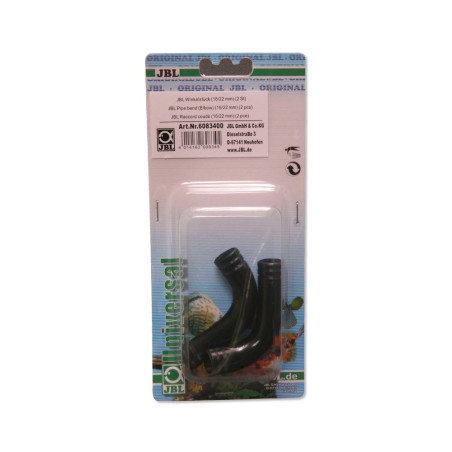 JBL Pipe bend alkūnės žarnų sujungimui 16/22mm, 2 vnt.