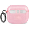 Karl Lagerfeld KLA3UCHGP AirPods 3 cover Glitter Choupette / pink