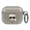 Karl Lagerfeld KLA3UKHGK AirPods 3 cover Glitter Karl`s Head / black
