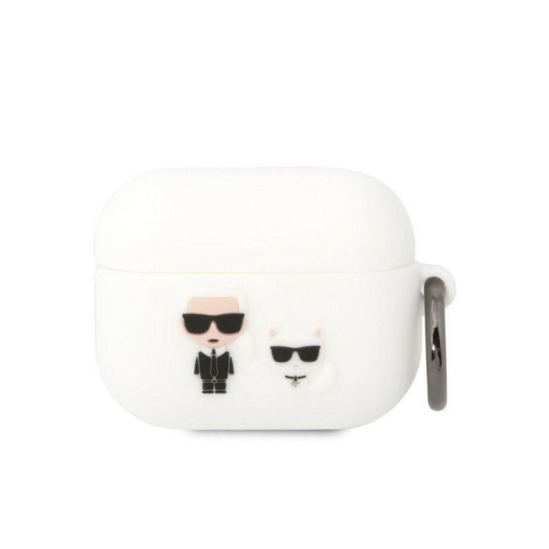 Karl Lagerfeld KLACAPSILKCW AirPods Pro Cover / white