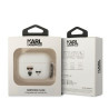 Karl Lagerfeld KLACAPSILKCW AirPods Pro Cover / white
