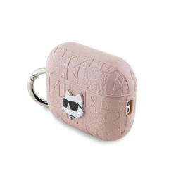 Karl Lagerfeld KLAP2PGCHPP AirPods Pro2 (2022/2023) cover / pink Monogram Choupette Head